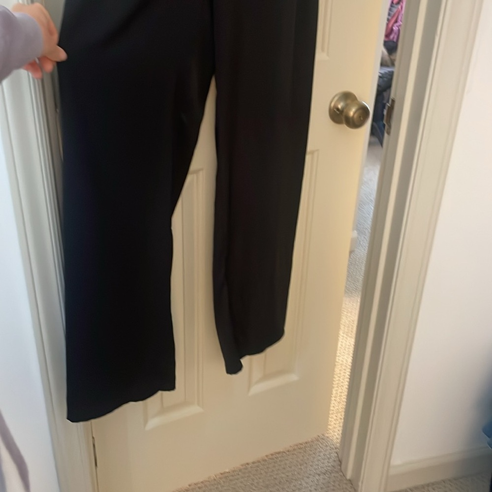Ark & Co. Black Ruffle Backless Back Jumpsuit - Picture 4 of 13